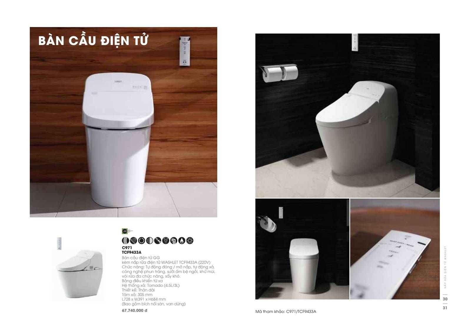 Thiết bị vệ sinh TOTO Catalogue và Bảng giá mới nhất 2024 /Page 10